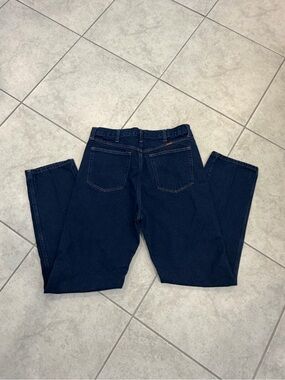 Men’s Rustler Dark Blue Straight Leg Jeans